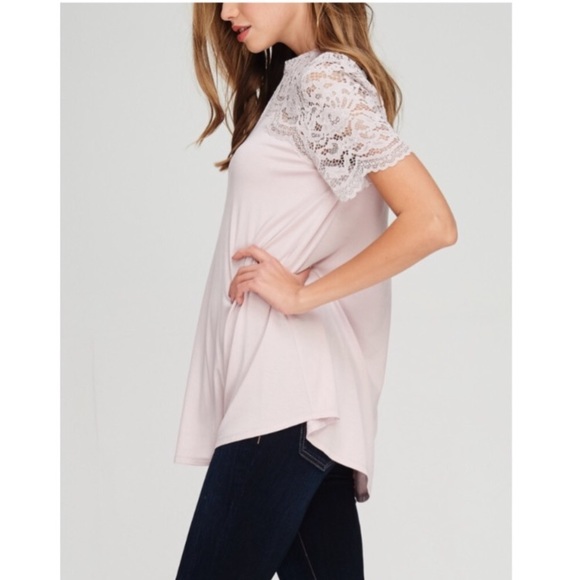 🖤Host Pick🖤 Blush Lace Top - Picture 4 of 4